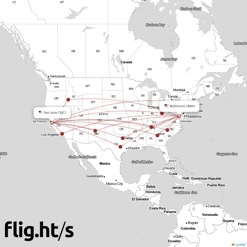 BWI-SJC