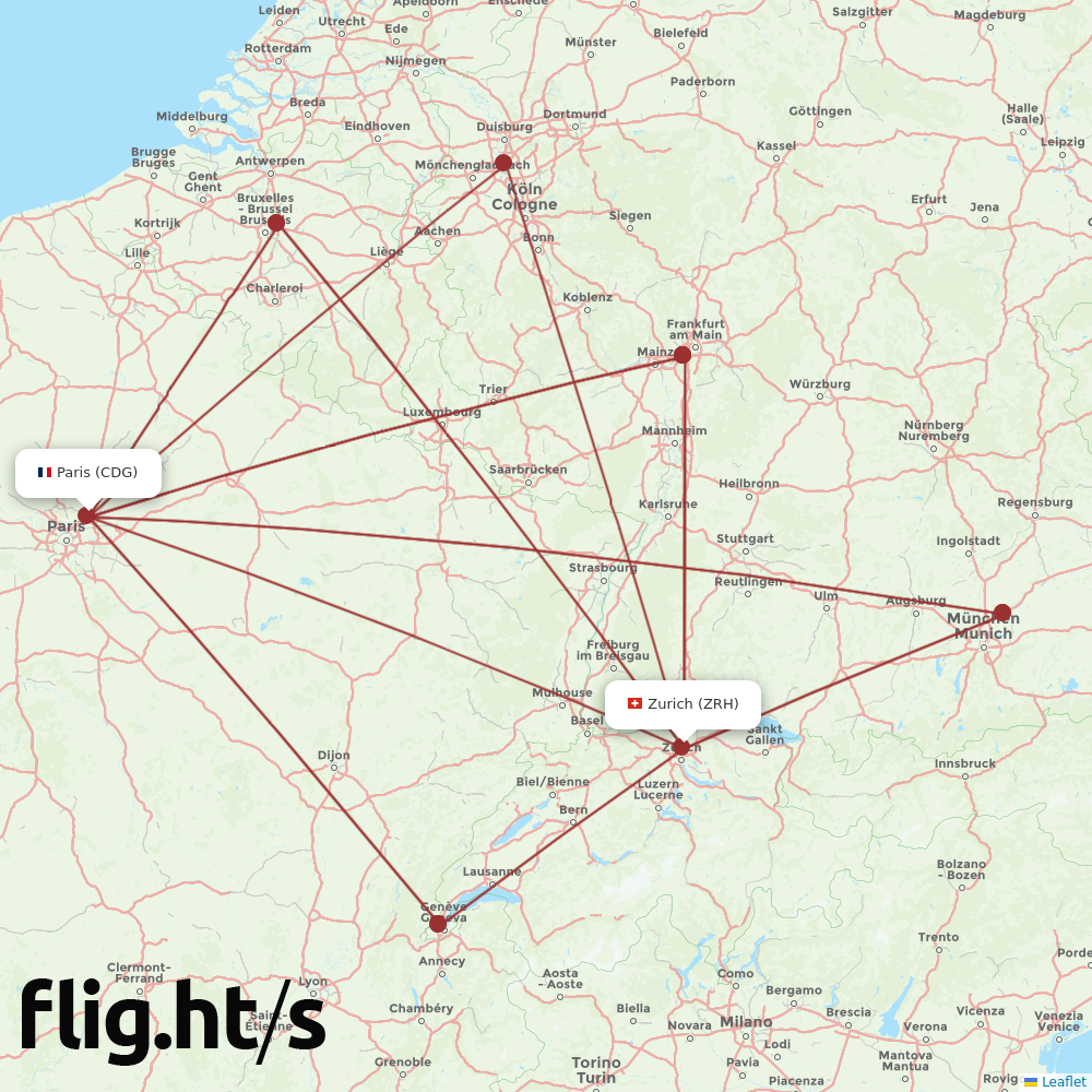 CDG-ZRH