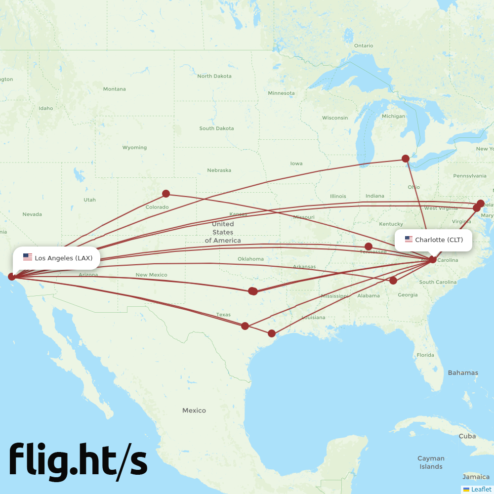 CLT-LAX