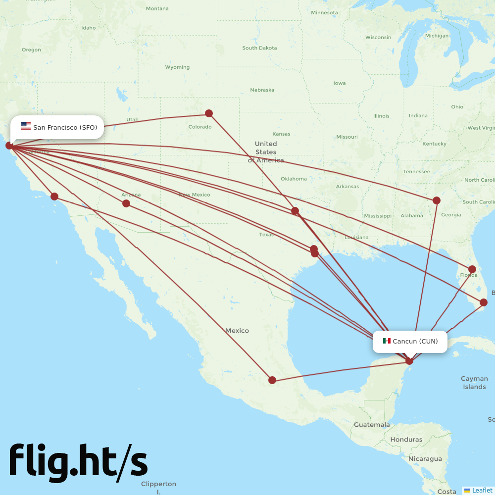 CUN-SFO