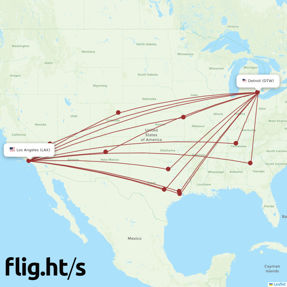 DTW-LAX