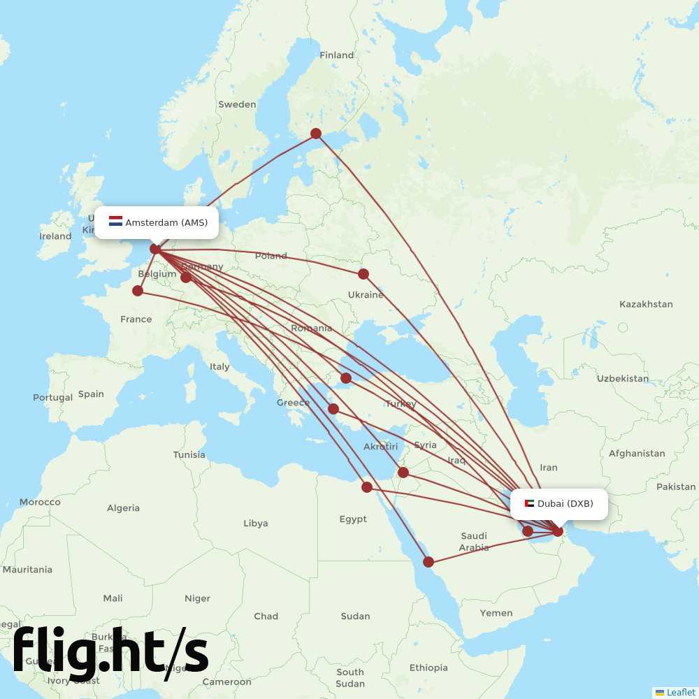 DXB-AMS