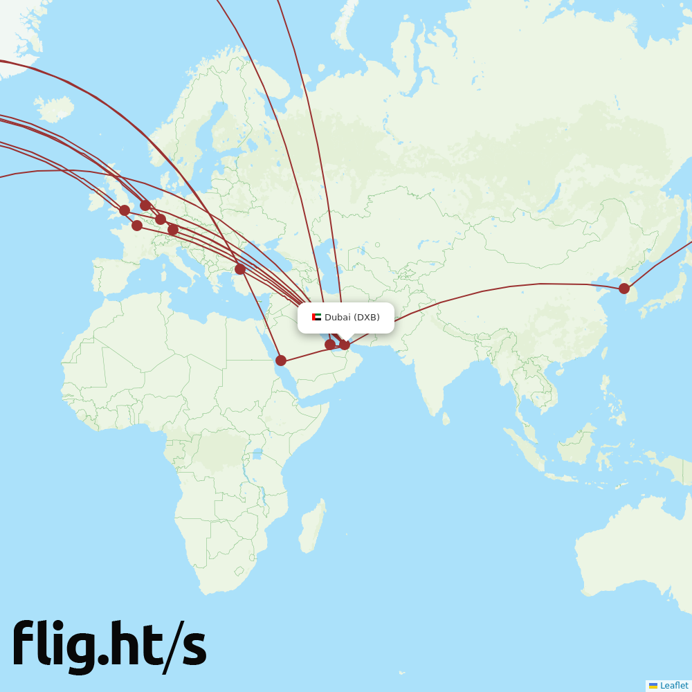 DXB-LAX