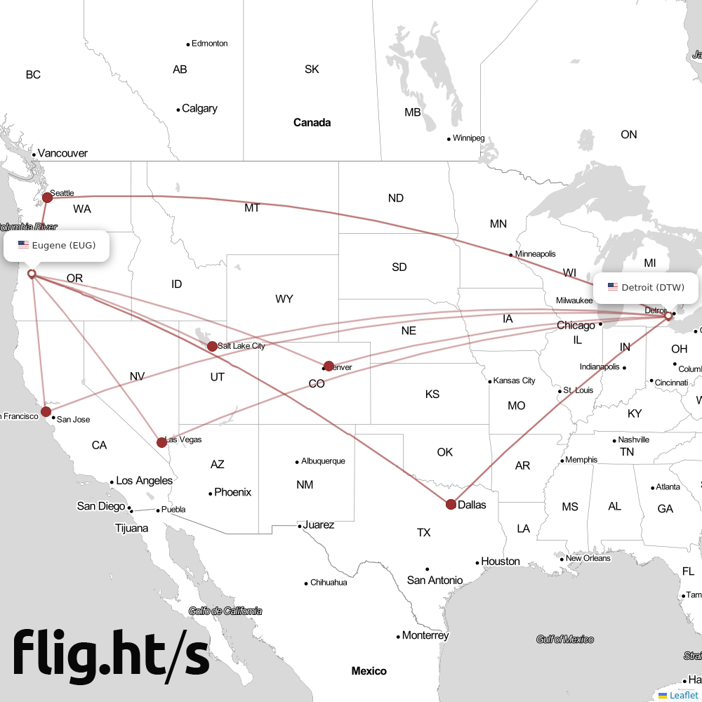 EUG-DTW