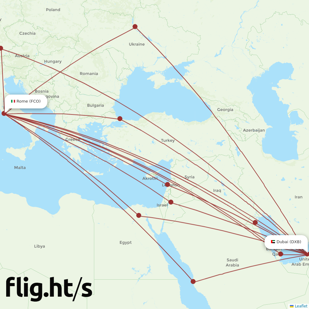 FCO-DXB