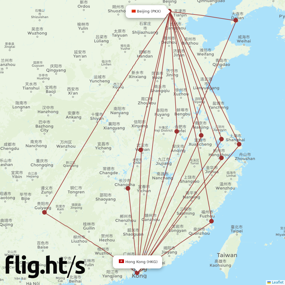 HKG-PKX