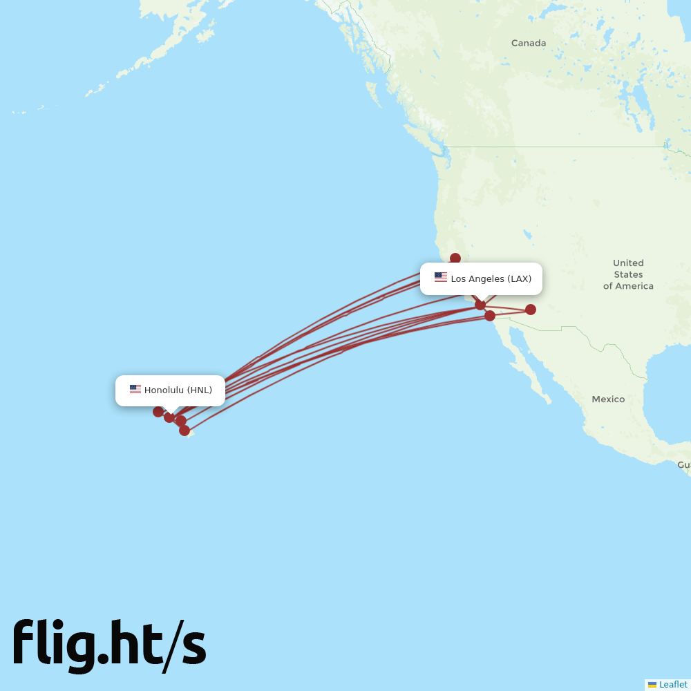 HNL-LAX