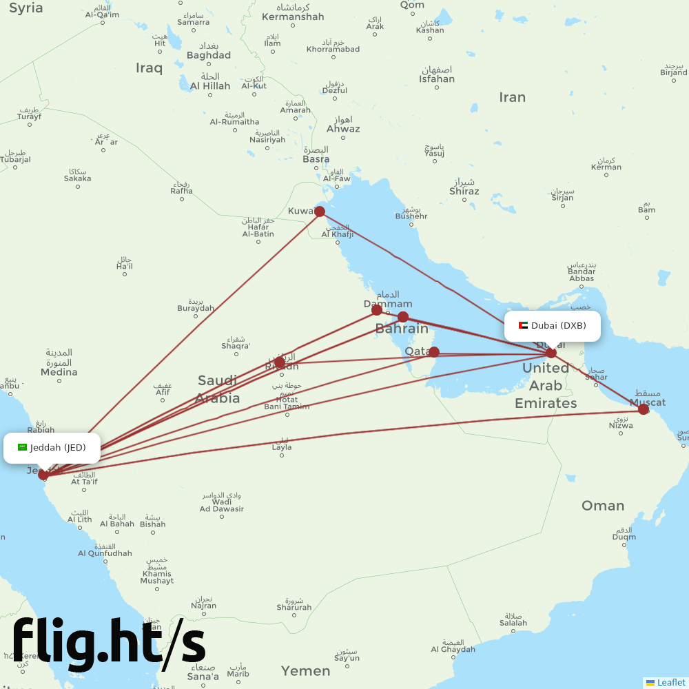 JED-DXB