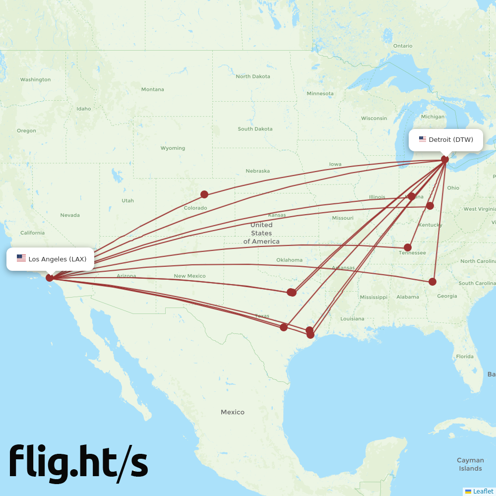 LAX-DTW