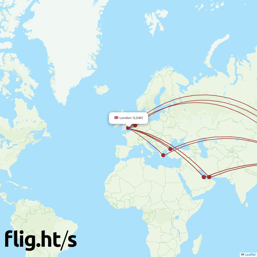 LGW-PVG