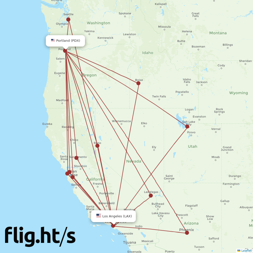 PDX-LAX