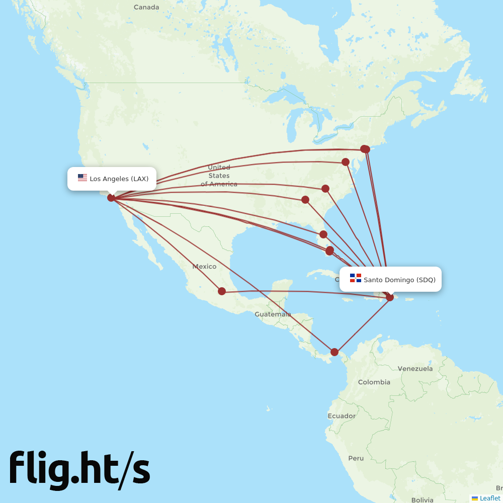 SDQ-LAX