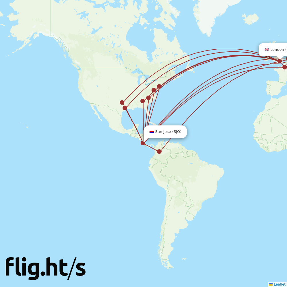 SJO-LHR