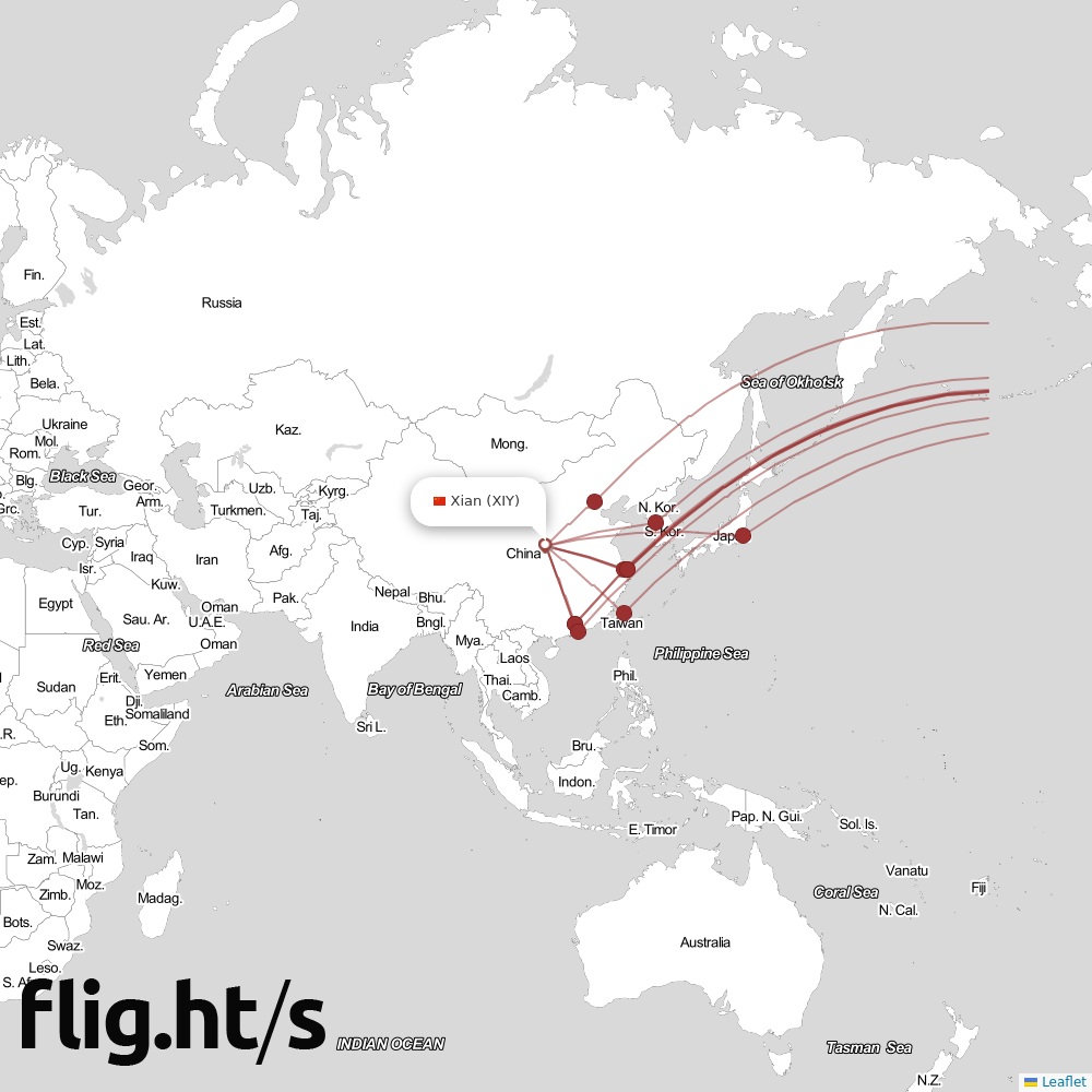 XIY-SFO