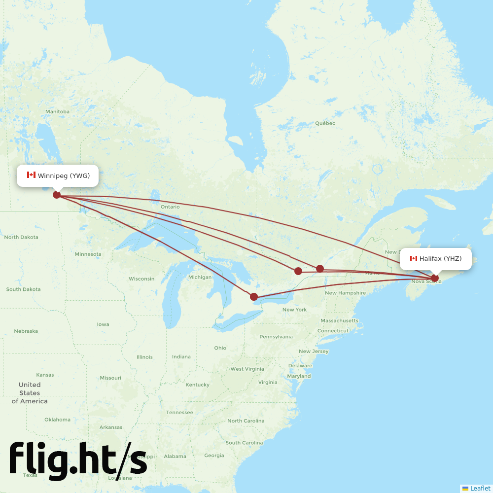 YHZ-YWG