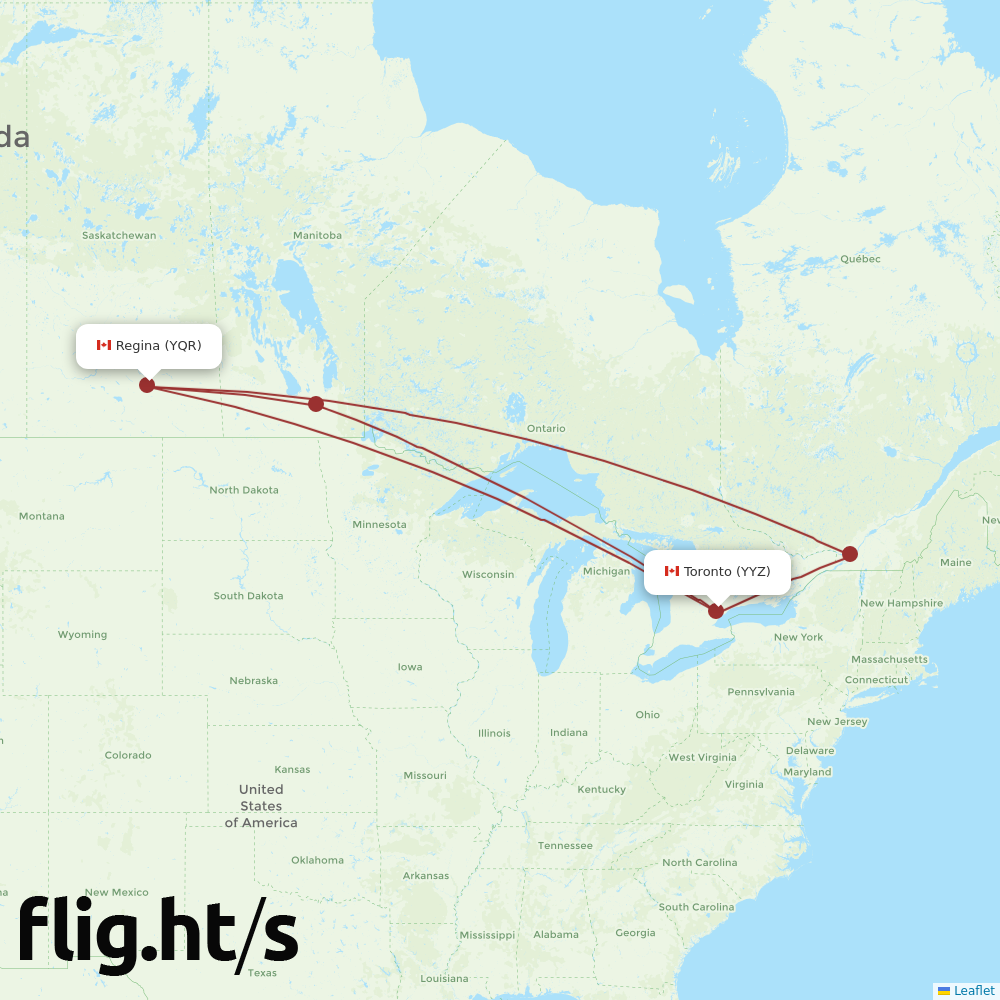 YQR-YYZ