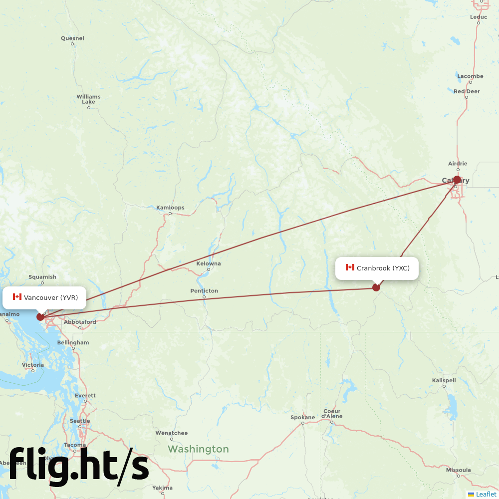 YXC-YVR