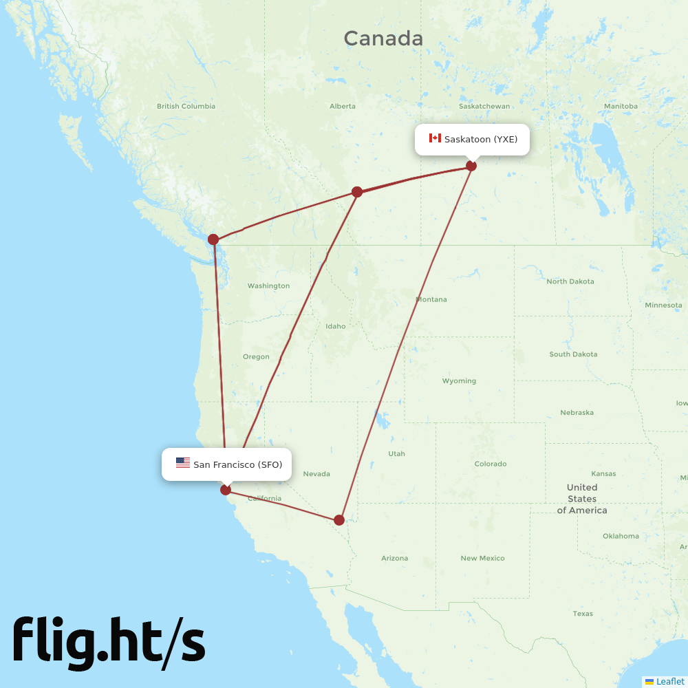 YXE-SFO