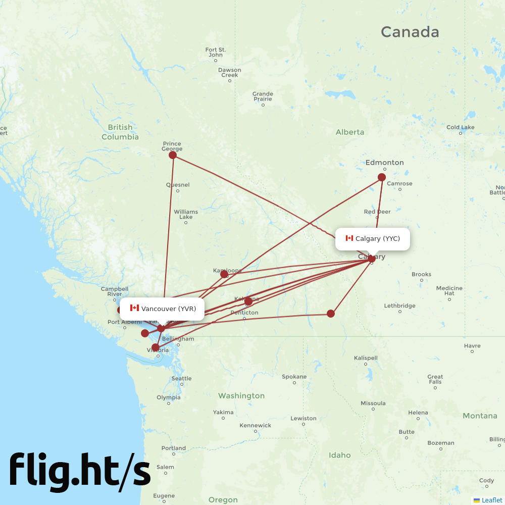 YYC-YVR