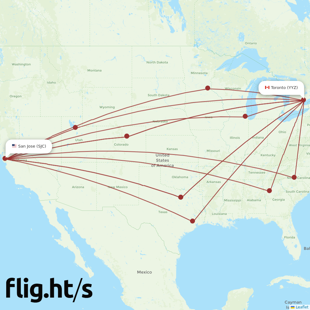 YYZ-SJC