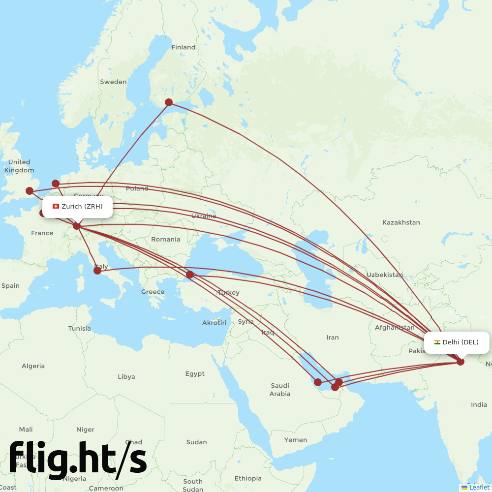 ZRH-DEL