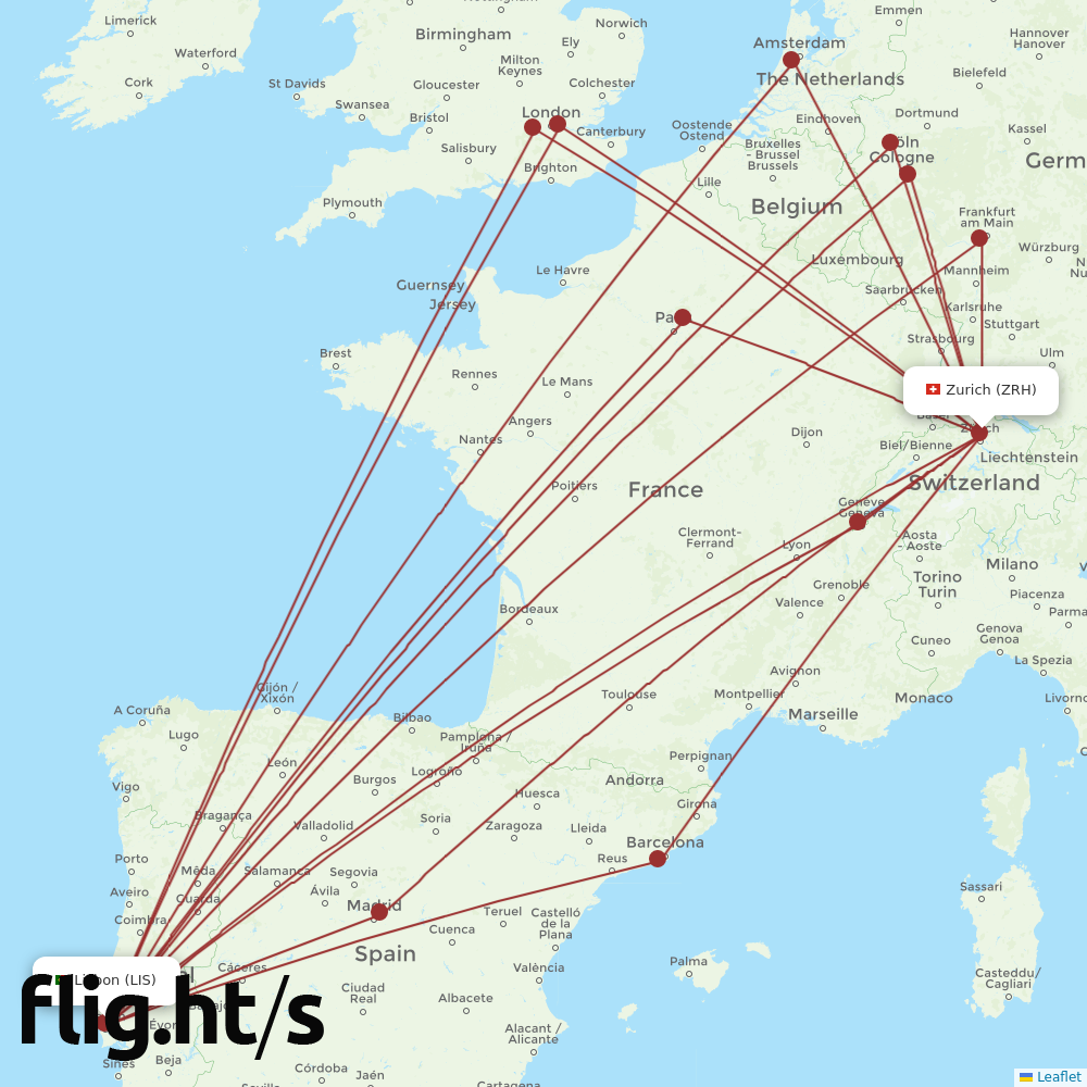 ZRH-LIS