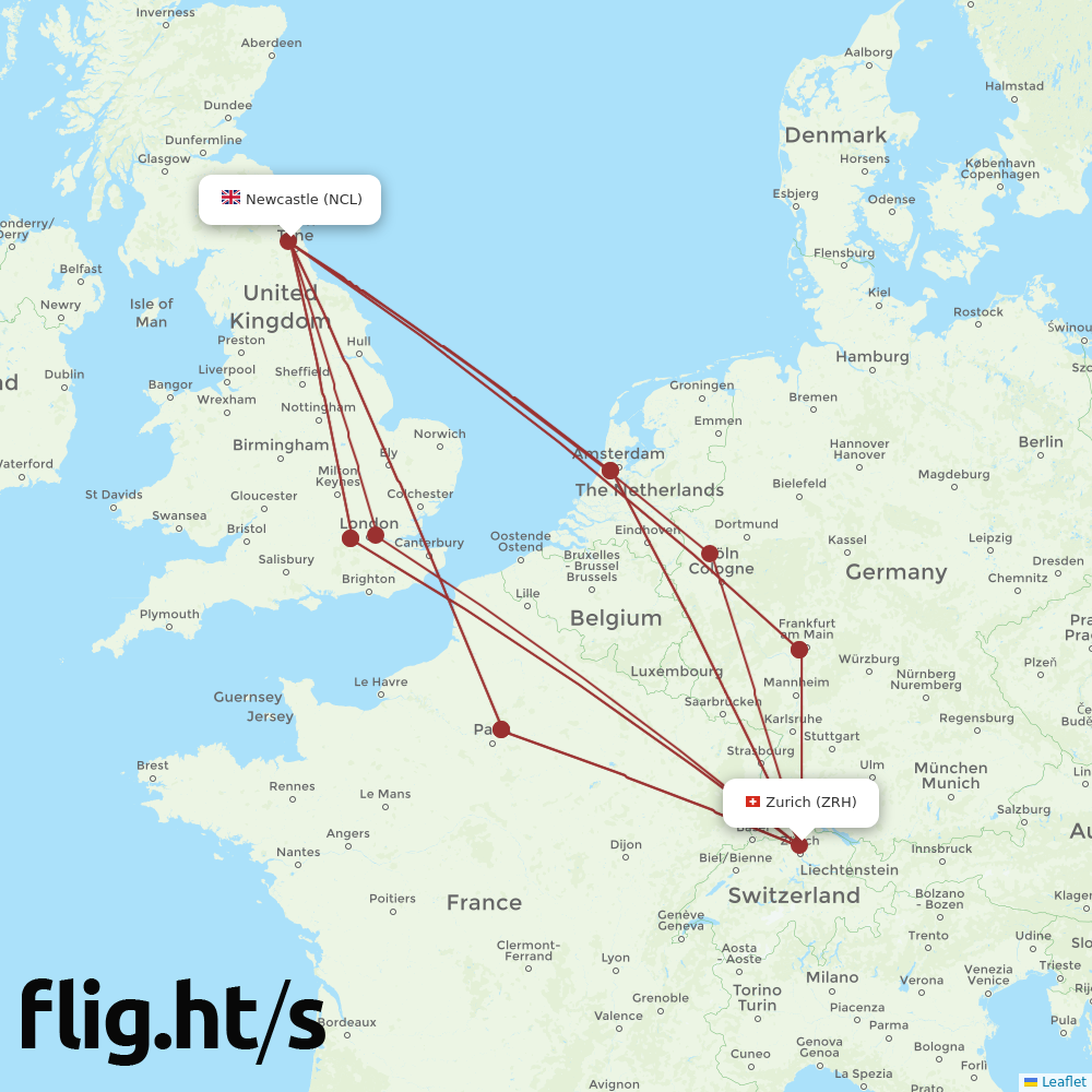 ZRH-NCL