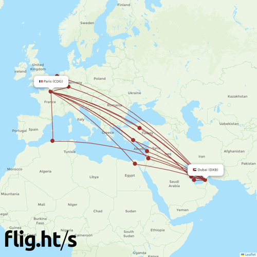 CDG-DXB