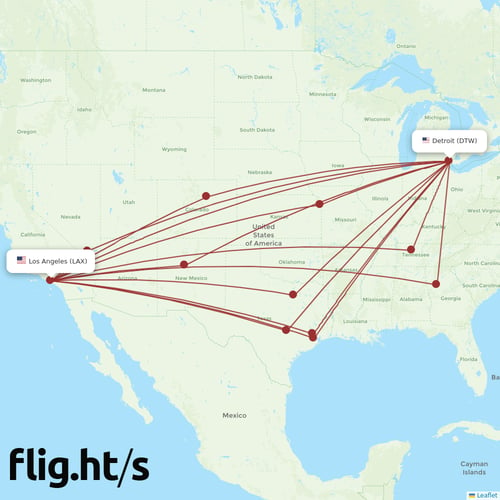 DTW-LAX