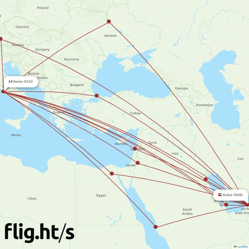 FCO-DXB