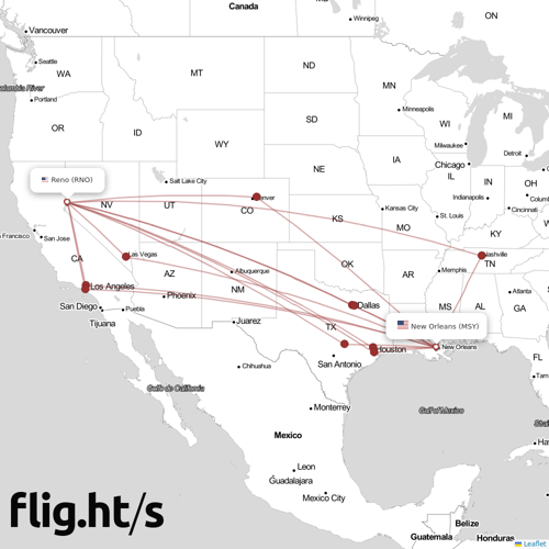 MSY-RNO