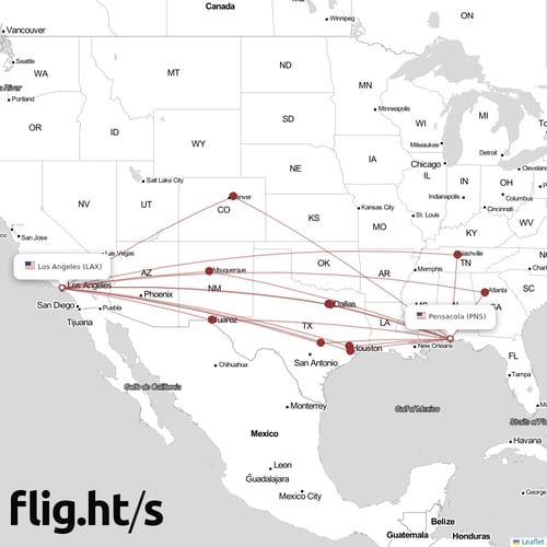 PNS-LAX