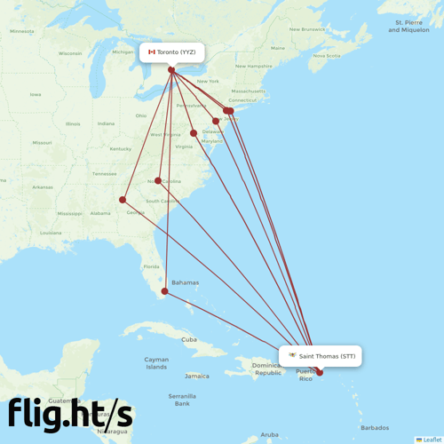 STT-YYZ