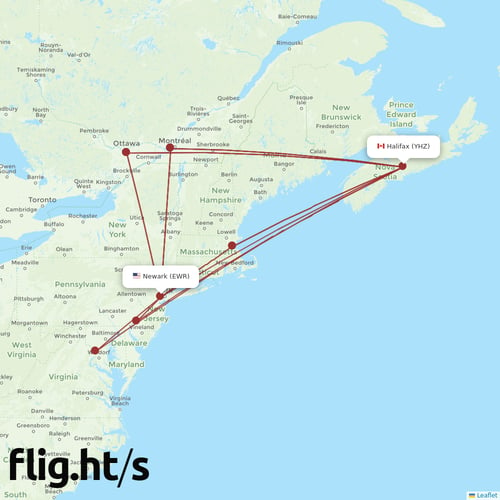 YHZ-EWR