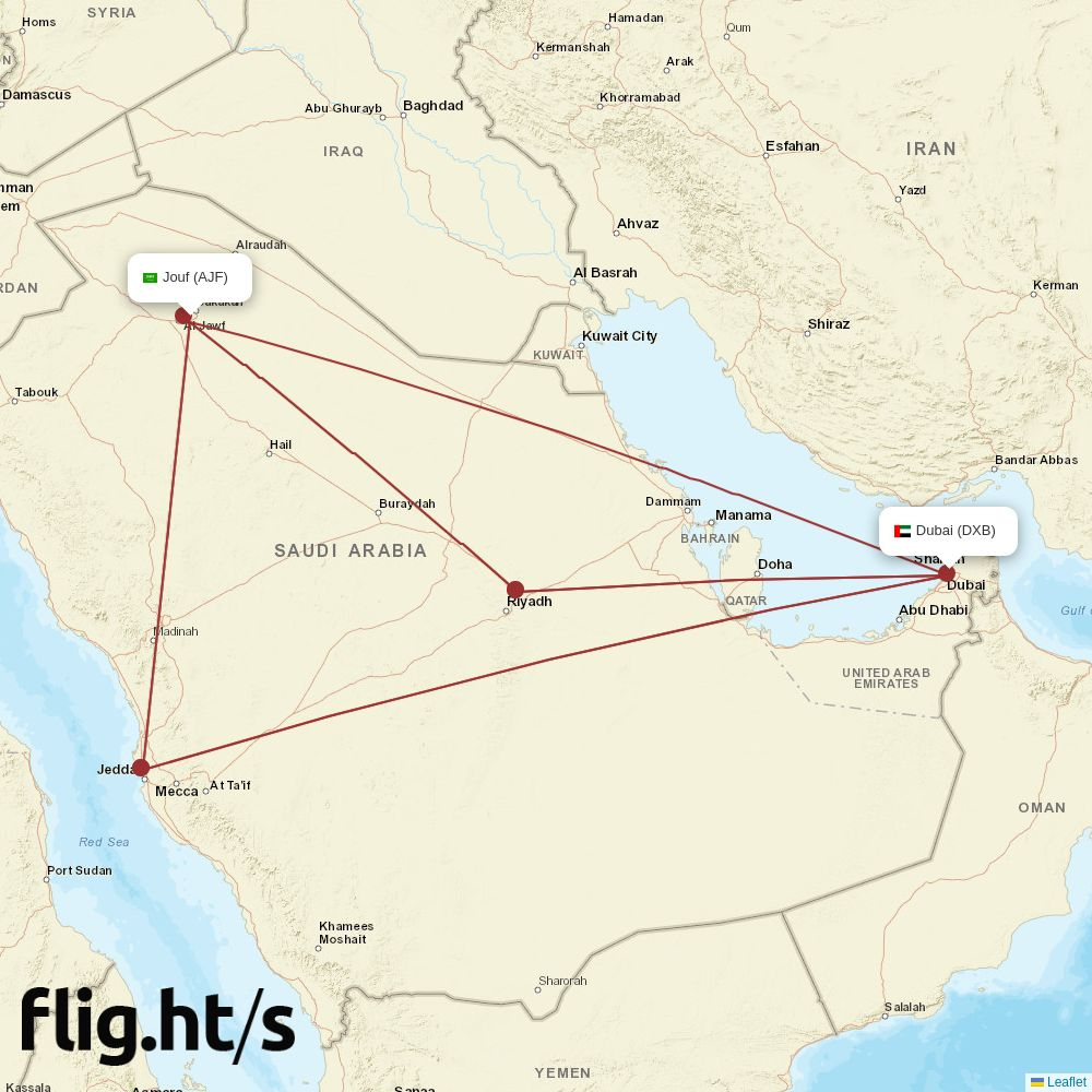 AJF-DXB