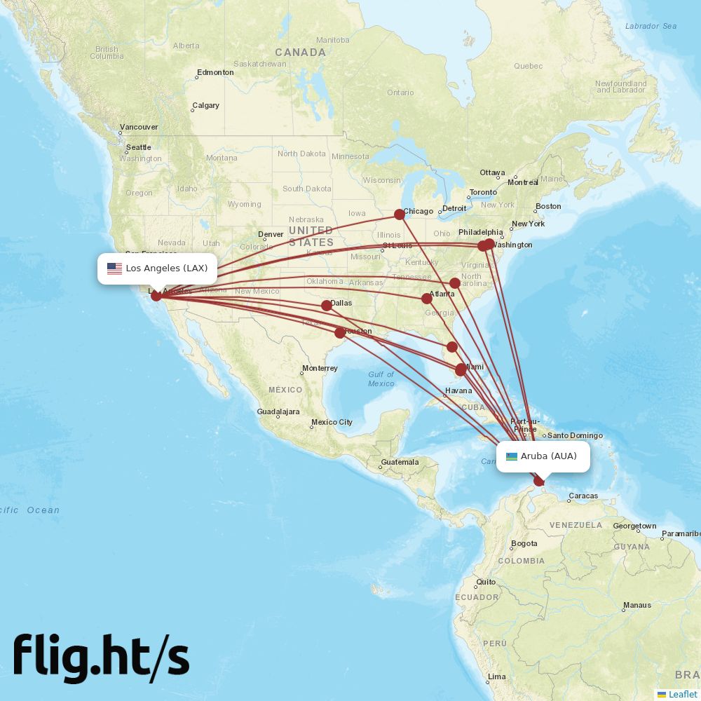 AUA-LAX