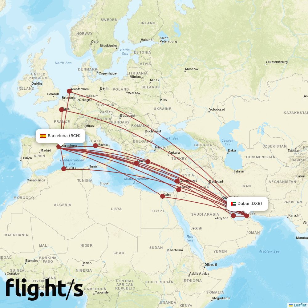 BCN-DXB