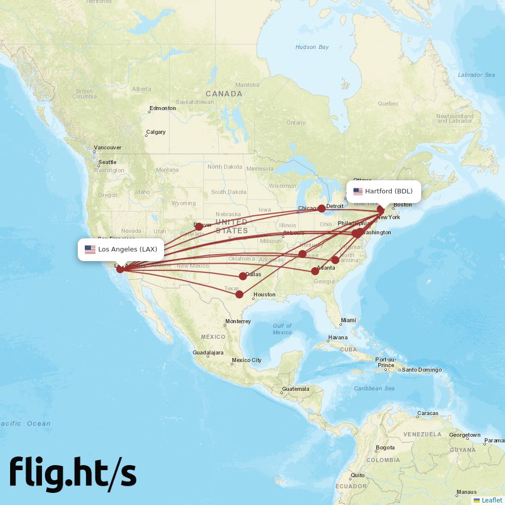 BDL-LAX