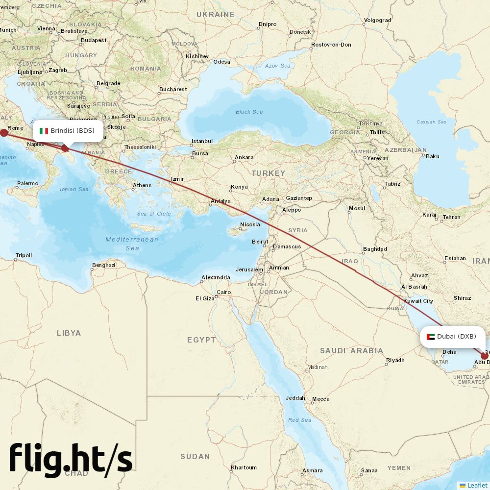 BDS-DXB