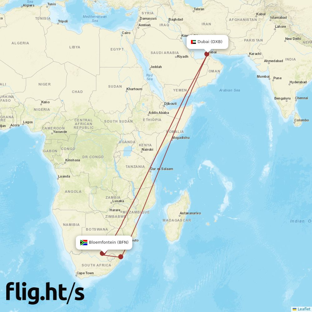 BFN-DXB