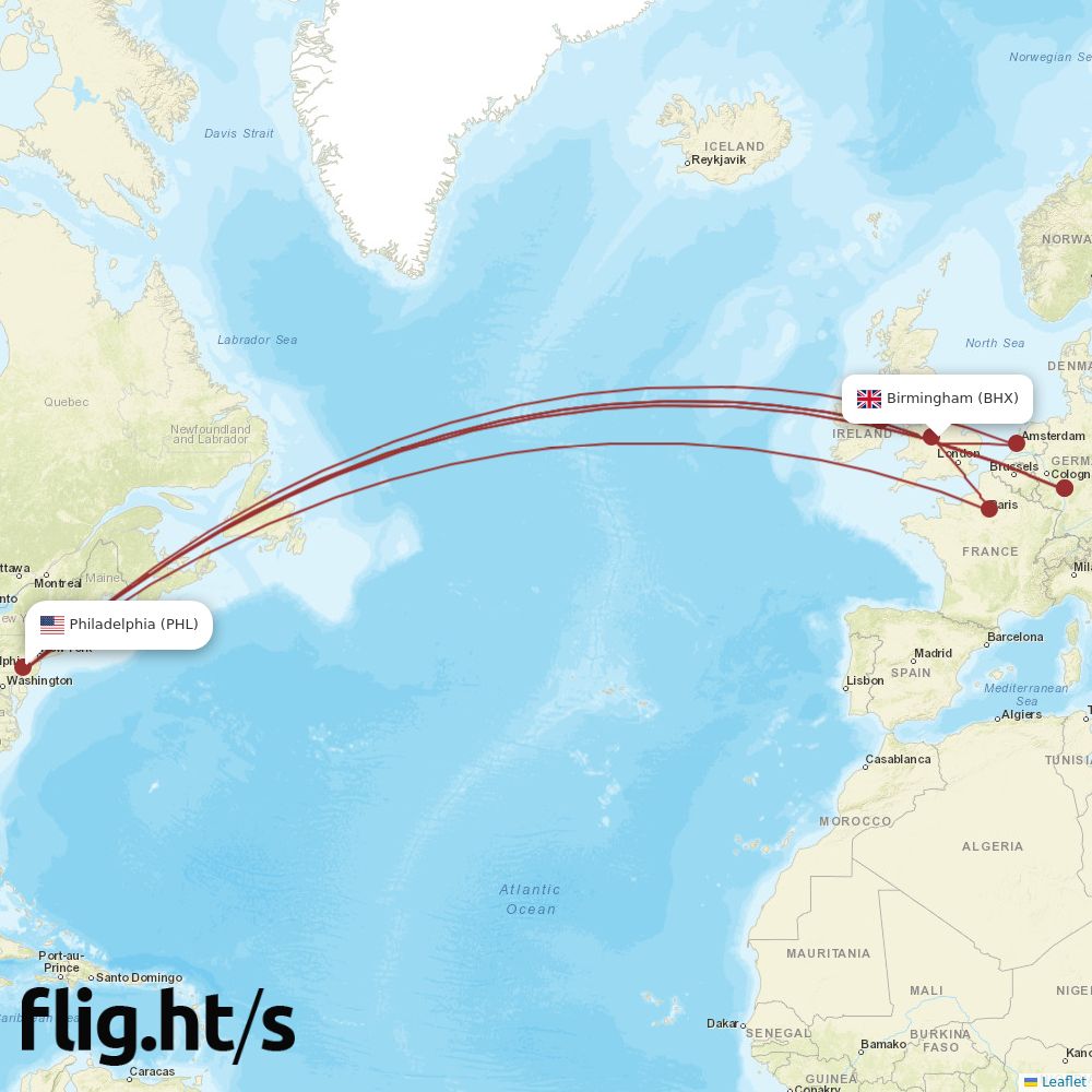 BHX-PHL