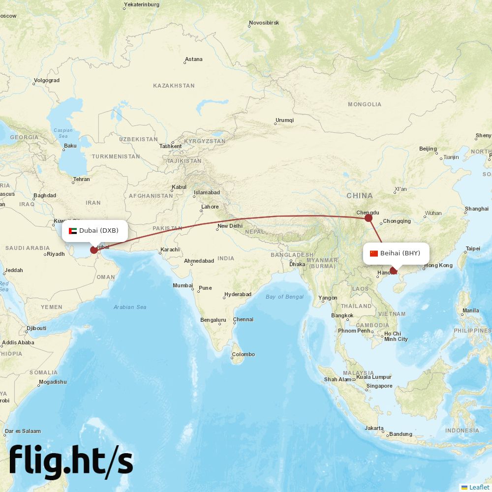 BHY-DXB