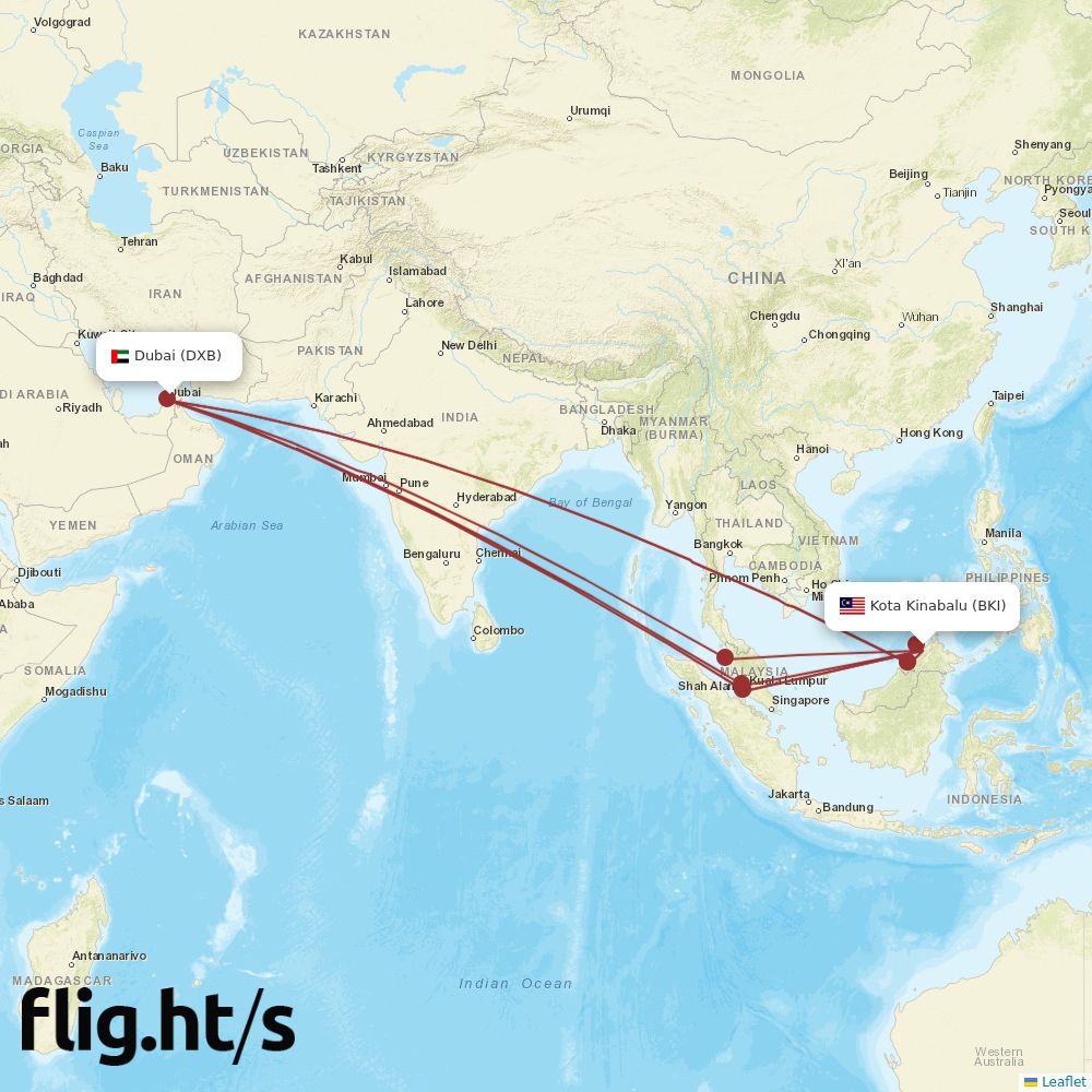 BKI-DXB