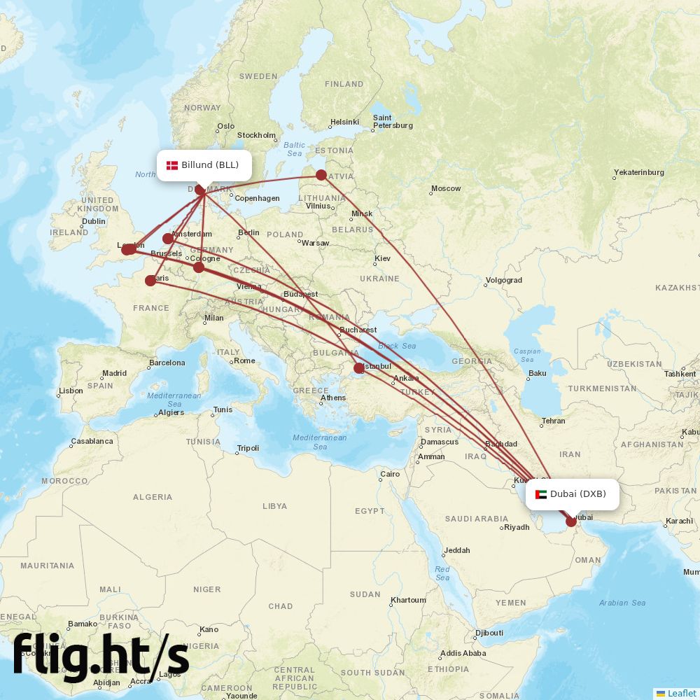 BLL-DXB