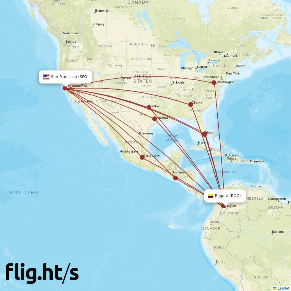 BOG-SFO
