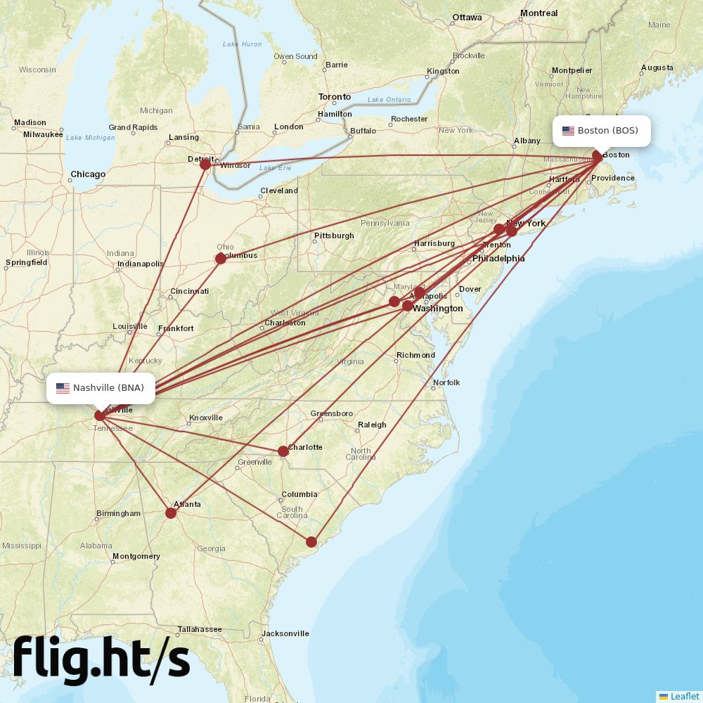 BOS-BNA