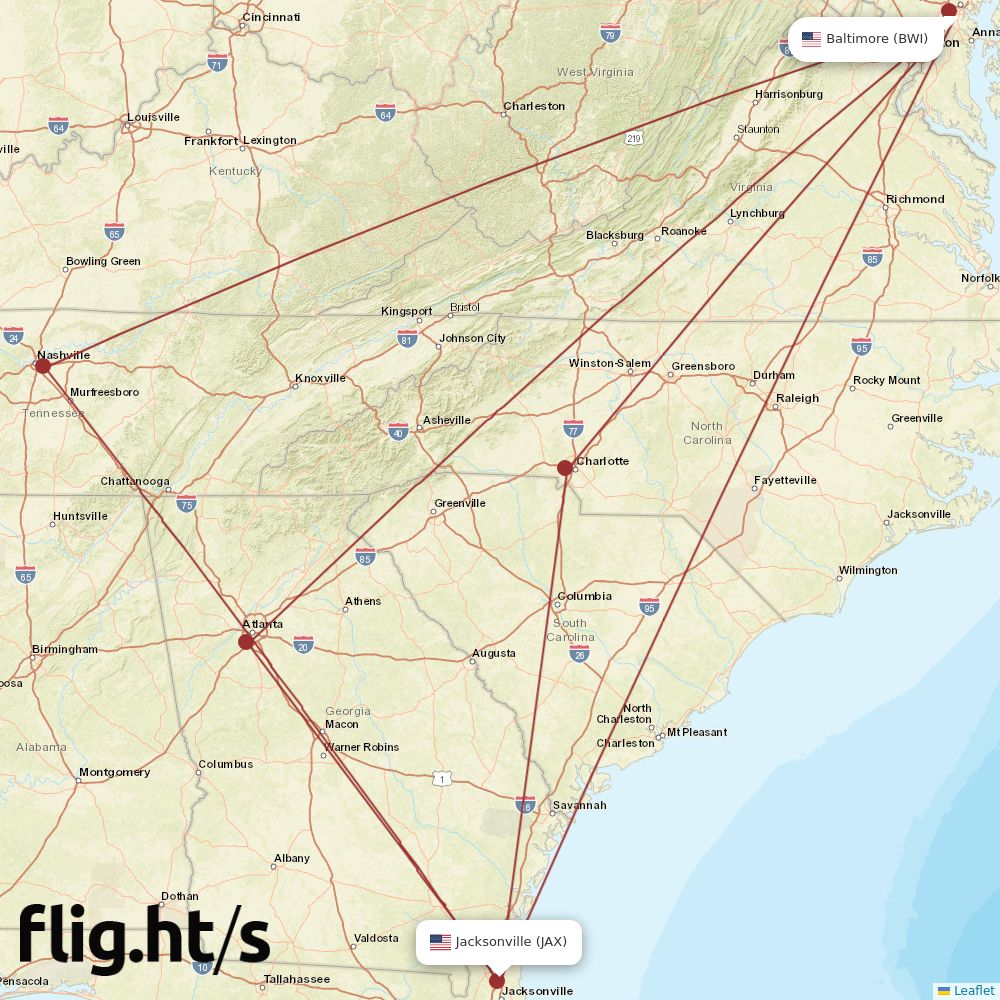 BWI-JAX