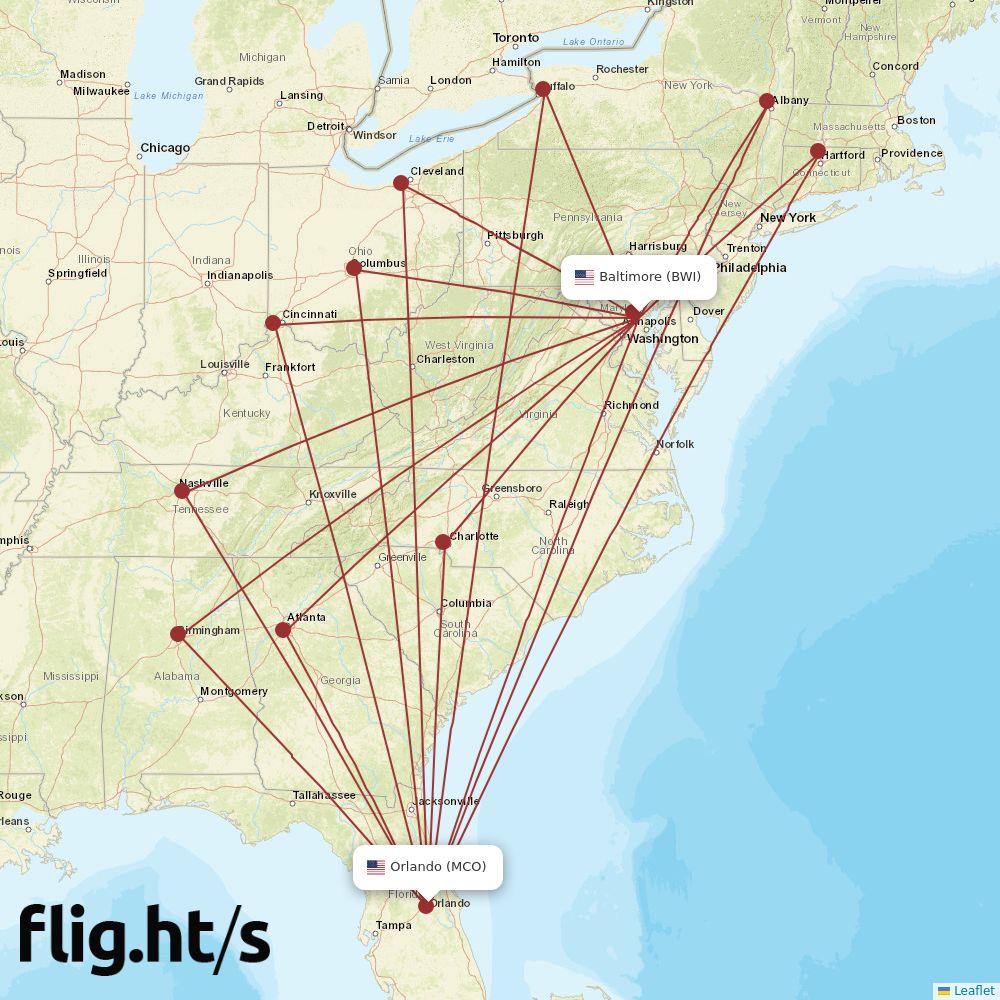 BWI-MCO