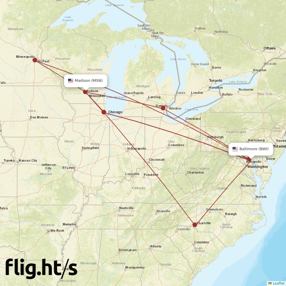 BWI-MSN