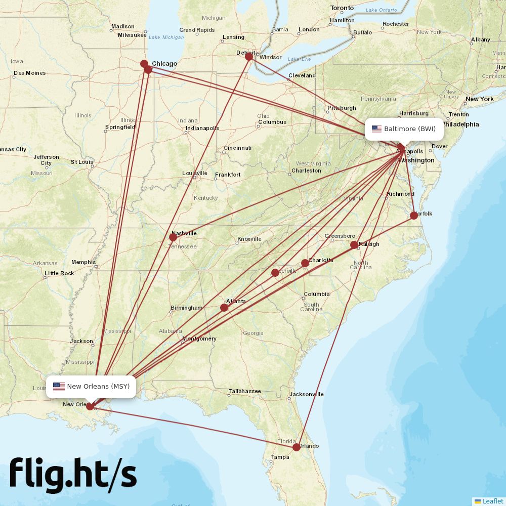 BWI-MSY